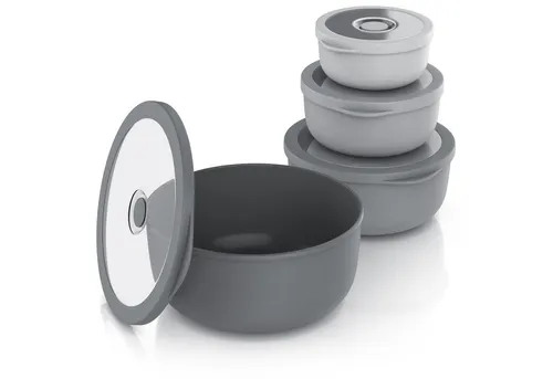 Arendo Rührschüssel 4er Set – BPA-freie Plastikschüsseln