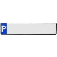 Parkplatz Reservierungsschild Neutral 11 cm x 52 cm Aluminuim weiß