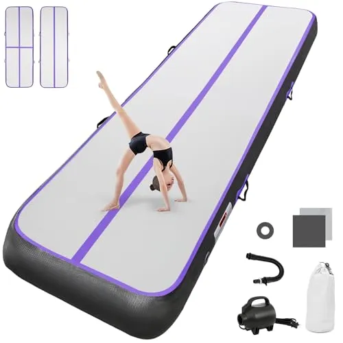 airtrack matte mit elektrischer Luftpumpe 10cm hoch 3 M Tumbling Matten Aufblasbare turnmatte Matte gymnastikmatte Yogamatte Camping Trainingsmatte