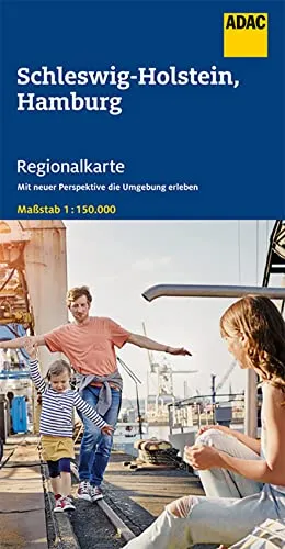 ADAC Regionalkarte Deutschland Blatt 1 Schleswig-Holstein, Hamburg 1:150 000: Mit neuer Perspektive die Umgebung erleben (ADAC Regionalkarten 1:150.000)