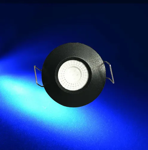 3W LED Mini Einbaustrahler Einbauleuchte Klein einbauspot Spot inkl.Trafo Blau