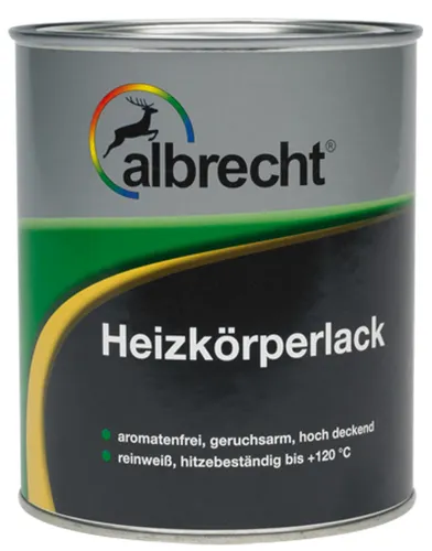 albrecht Heizkörperlack reinweiß 750ml Neu & OVP
