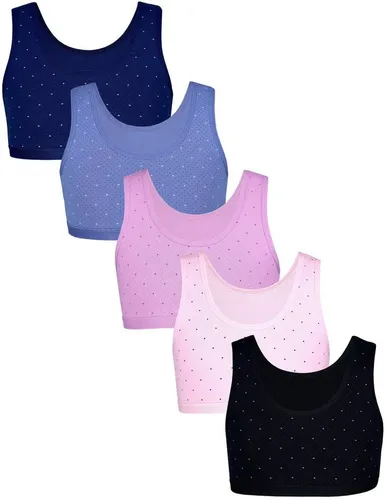 TupTam Bustier TupTam Mädchen Bustier mit breiten Trägern 5er Pack