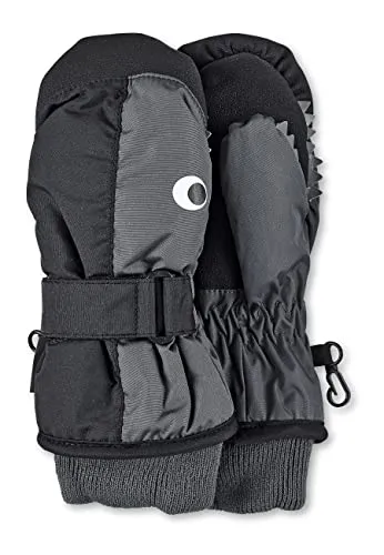 Sterntaler Fäustling Wal mit Daumen und Klettverschluss - Handschuhe für Jungen, wasserdicht und warm dank Thinsulate-Inlet und rutschfester Innenhandfläche – ideal für kalte Tage!