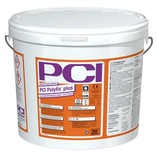 Schnell-Zement-Mörtel PCI Polyfix plus 20 kg Versetzmörtel Hohlkehlen Mörtel