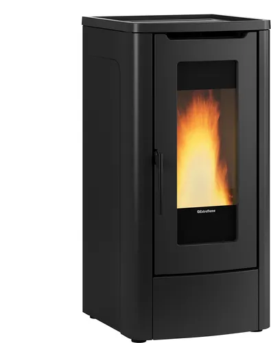 Extraflame Dahiana Plus VFS Pelletofen 10 kW - Öfen: Der leistungsstarke Pelletofen mit stilvoller Stahlverkleidung in verschiedenen Farben und integrierter Warmluftkanalisierung für bis zu 287 m³. Steuerung per App möglich!