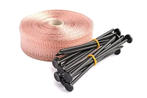 HeimundWerken Gartenpflege-Set Schneckenabwehrband aus Kupfer 16 Meter - Gartenpflege-Set für effektive Schneckenabwehr, umweltfreundlich und chemiefrei – ideal für nachhaltige Gartenliebhaber.