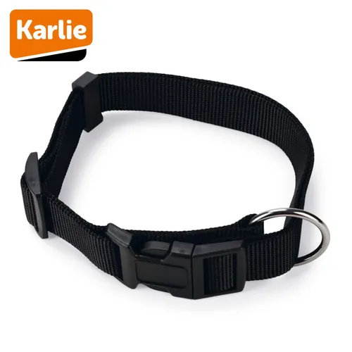 Karlie Halsband ART SPORTIV BASIC - XS/S/M/L - rot schwarz - Nylon Hundehalsband
