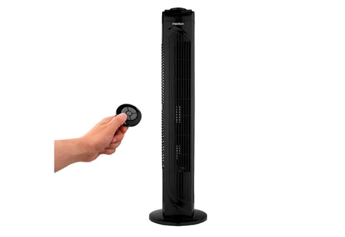 MEDION E11 TF Turmventilator mit Fernbedienung in schwarz von MEDION