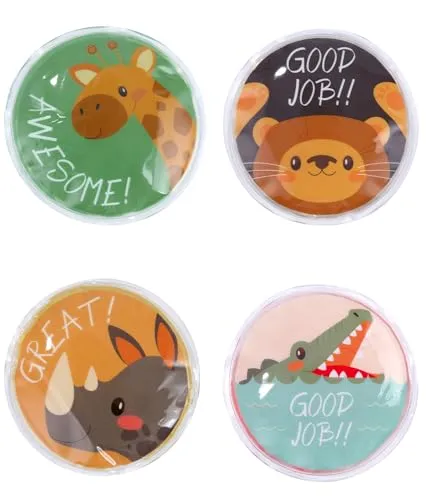 Kühlpads Kinder mit Ungiftig Gel Kleine Kühlpack Kalt Warm Kompresse Kühlakku für Fieber, Beulen, Weisheitszähne, Prellung, Wiederverwendbare