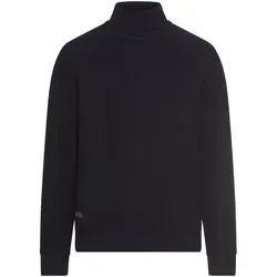 camel active Herren Strickpullover mit Stehkragen Navyblau - Pullover für Herren mit strukturierter Oberfläche und natürlichem Griff, ideal für einen lässigen Look. Der gerippte Stehkragen sorgt für zusätzlichen Komfort.