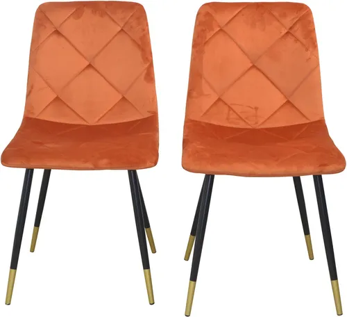 HOFMANN LIVING AND MORE Polsterstuhl Set (2 St) orange