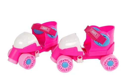 Kids Globe Rollschuhe rosa, Größenverstellbar 24-30 von Van Manen