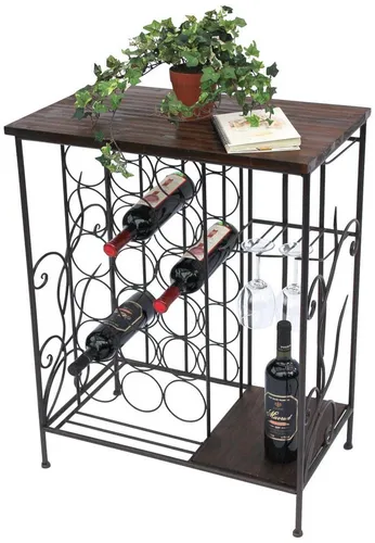 DanDiBo Weinregal 12977 mit Glashalter