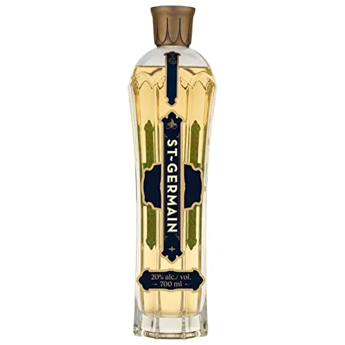 St-Germain französischer Holunderblütenlikör, 20% Vol., 70 cl/700 ml, Elderflower Liqueur, traditionell hergestellt mit handverlesenen Holunderblüten, ohne künstliche Aromen, ideal für Cocktails