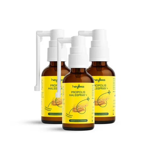 heybee Propolis Halsspray+ - 3er Packung
