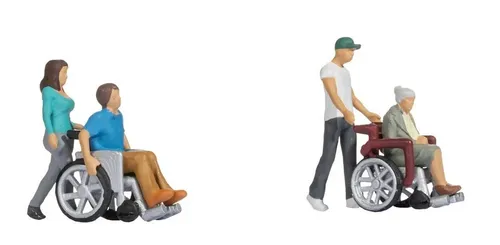 Noch H0 15552 Rollstuhlfahrer Neu & OVP