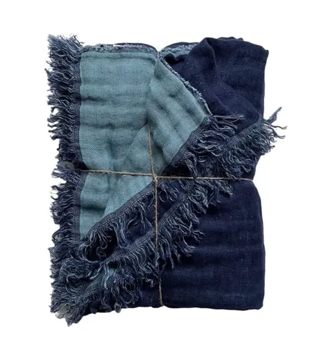 Doubleface Leinen Plaid  