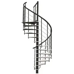 Minka Spindeltreppe Fusion 37 in schwarz von Minka