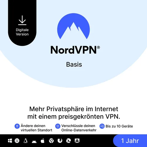 NordVPN Basis für bis zu 10 Geräte