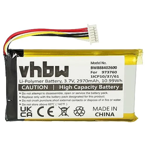Produktbild vhbw Akku kompatibel mit DJI Mavic Pro Platinum, Pro Remote Controller Drohne Controller (2970 mAh, 3,7 V, Li-Polymer)