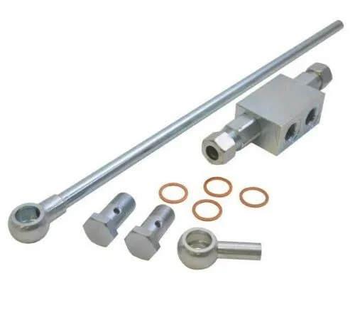 Hydraulik-Zylinder Sperrblock Rückschlagventil Anbausatz - Rückschlagventile für Hydrauliksysteme, Anschluss 3/8, optimiert für Oberlenkeranwendungen und sorgt für maximale Sicherheit und Effizienz.