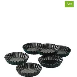 Zenker Torteletts Backform Set 6 Stück - Hitzebeständige Backformen für perfekte Torteletts - Backformen für Torteletts, optimale Wärmeleitung durch Black Metallic Beschichtung, leicht zu reinigen und platzsparend aufzubewahren - ideal für kleine Köstlichkeiten.