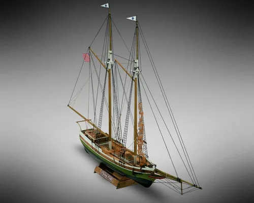 Holzschiff Flying Fish 1:100 Bausatz von Krick - Modellbau Bausatz für detailverliebte Bastler, originalverpackt und ideal für Schiffsmodell-Liebhaber.
