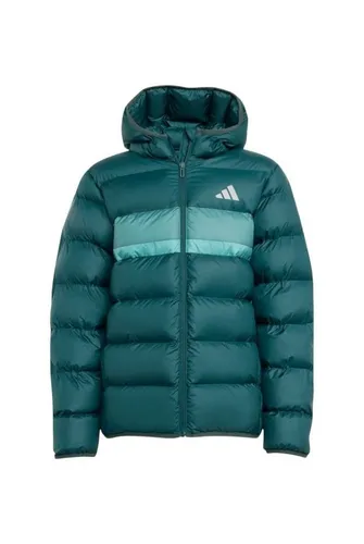 adidas Winterjacke J SD – warme Kinderjacke in aurora ivygrün, Größe 164 - Bleib warm an kalten Wintertagen mit der adidas Winterjacke für Kinder. Leichte synthetische Isolierung und wasserabweisendes Finish schützen vor Kälte und Nässe. Ideal für aktive Kids!