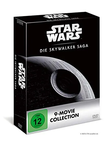 Star Wars 1 - 9 - Die Skywalker Saga [9 DVDs] - Die epische Saga auf 9 DVDs, ideal für Fans von Science-Fiction und Abenteuer, mit packender Story und beeindruckenden Effekten.