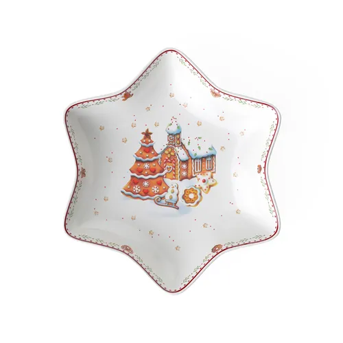 Villeroy&Boch Winter Bakery Delight Sternschale 24,5cm in rot von Villeroy & Boch