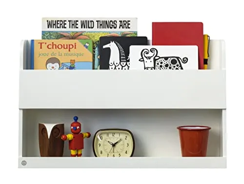 Tidy Books ® Hochbett Bücherregal für Kinder - Praktisches Kinderzimmerregal, handgefertigt aus nachhaltigem Holz, ideal für Bücher und Spielzeug. Fördert Kreativität und Selbstständigkeit, eine stilvolle und umweltfreundliche Lösung für jedes Kinderzimmer!