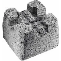 Diephaus Fundamentstein Grau 22 x 22 x 17 cm