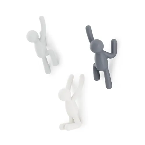 Umbra Furniture Hooks Buddy Wandhaken 3 Haken Bunt in grau von Umbra