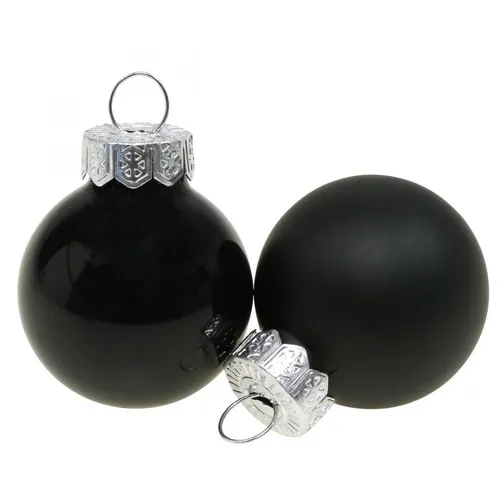 Weihnachtsbaumschmuck Schwarz von Kaemingk