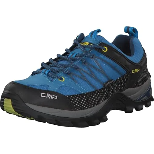 CMP Herren Rigel Low Shoe WP - Wasserfeste Trekking- und Wanderhalbschuhe - Wanderschuhe mit wasserfester Membran CLIMAPROTECT und stabilisierendem TPU-Einsatz für optimalen Komfort und Schutz auf Ihren Abenteuern.
