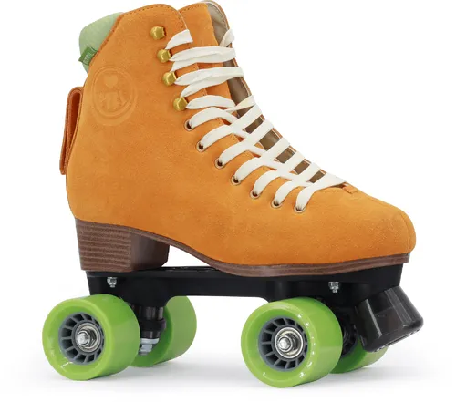 BTFL TERRY Rollschuh - 39 - Inliner mit klassischem Disco-Design der 70er Jahre, hohe Stabilität durch robustes Aluminium-Chassis und komfortable Einlegesohle für ein angenehmes Fahrgefühl.