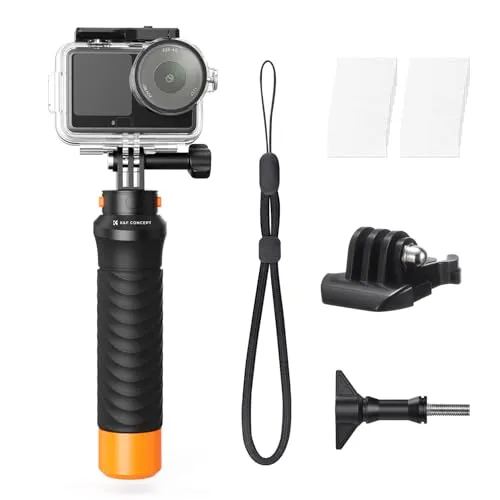 K&F CONCEPT 60 M/196 FT Handgriff, Wasserdichtes Gehäuse für Osmo Action 6