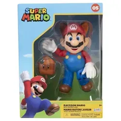 Figur - JAKKS PACIFIC - Super Mario Bros: Mario Raccoon (Racoon) - 10 cm