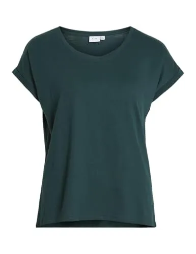 Vila Damen Vidreamers New Pure Su-noos T-Shirt 14083083,Ponderosa Pine,S