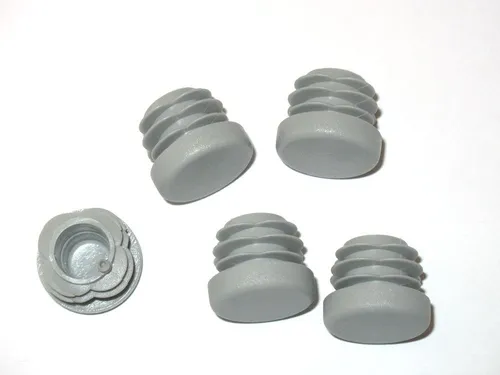 Walter Bethke GmbH & Co. KG Anhänger 10 x Lamellenstopfen Rundrohrstopfen Ø 20 mm (Außen) Stopfen GRAU