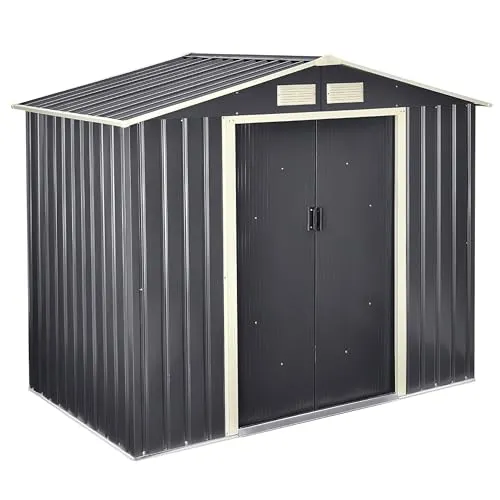 [en.casa] Geräteschuppen 213x127x185cm