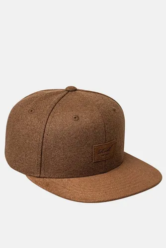 Reell Suede Cap Latte Brown - Stylische Baseball Cap aus 80% Baumwolle und 20% Viskose, einstellbare Größe für optimalen Sitz, perfekt für Freizeit und Sport.