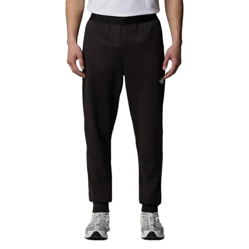 The North Face Mens Mountain Athletics Fleece Pant tnf black (JK3) L REG - Lange Laufhosen für Herren, ideal für Fitness & Training mit hochwertigem 100% Polyester-Fleece für Wärme und Atmungsaktivität. Nachhaltig: 96% recycelter Polyester im Unterschenkelbereich.