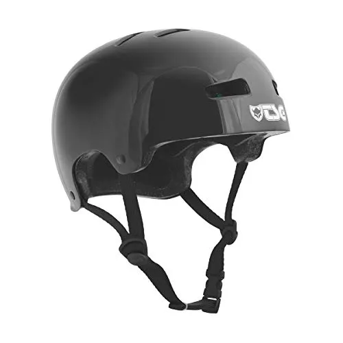 TSG Helm Evolution, Schwarz (Injected-Black), L/X - Fahrradhelme für Skateboarding, sicherer und stylischer Schutz mit optimaler Passform für maximalen Komfort.