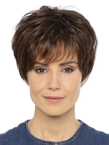 Perücke Magnolie - Modische Kurzhaarfrisur mit asymmetrischem Schnitt