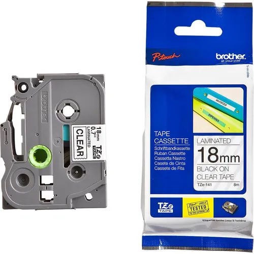 Brother Tze-141 (1.80 cm, Schwarz) (TZE-141)