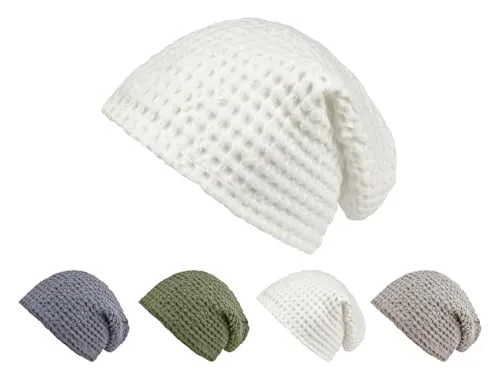 beties - PUR.NATURE - Sauna Beanie aus Waffelpique, gletscher-weiß - Exklusiver Sauna Beanie aus hochwertigem Waffelpique – modern und leicht, schützt Kopf und Haare in der Sauna. Langlebig und maschinenwaschbar, ideal für Wellness und Spa. One Size für jeden geeignet.