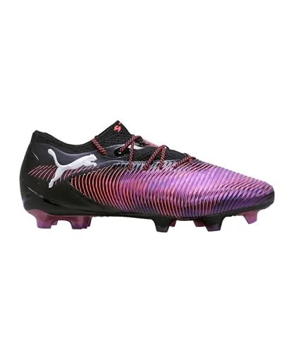 PUMA Future 8 Ultimate Low FG Audacity - Unisex Fußballschuh in Schwarzlila, 42,5 - Hochwertiger Fußballschuh mit textiler Fütterung und spezieller Laufsohle für optimalen Grip auf dem Platz.