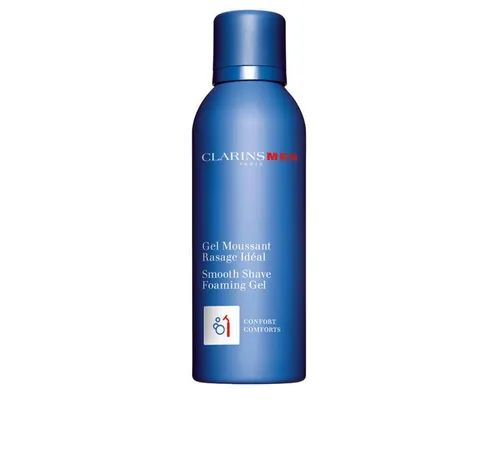 Clarins Men Smooth Shave Foaming Gel 150 ml - Feuchtigkeitsspendender Rasierschaum für eine sanfte und gründliche Rasur. Ideal für die tägliche Anwendung und sorgt für ein angenehmes Hautgefühl.
